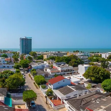 Apartamento Modern 3 Bd 2 Bth + Rooftop Pool Cartagena